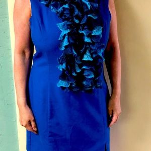 Blue Sleeveless dress (scarf $10 extra)